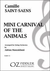 Mini Carnival of the Animals Orchestra sheet music cover
